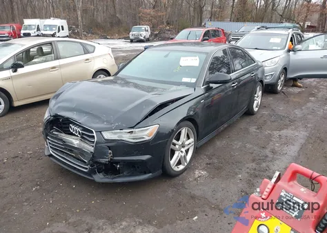 2016 Audi A6 2.0T Premium Plus z USA, uszkodzony, nr VIN WAUGFAFC8GN018955